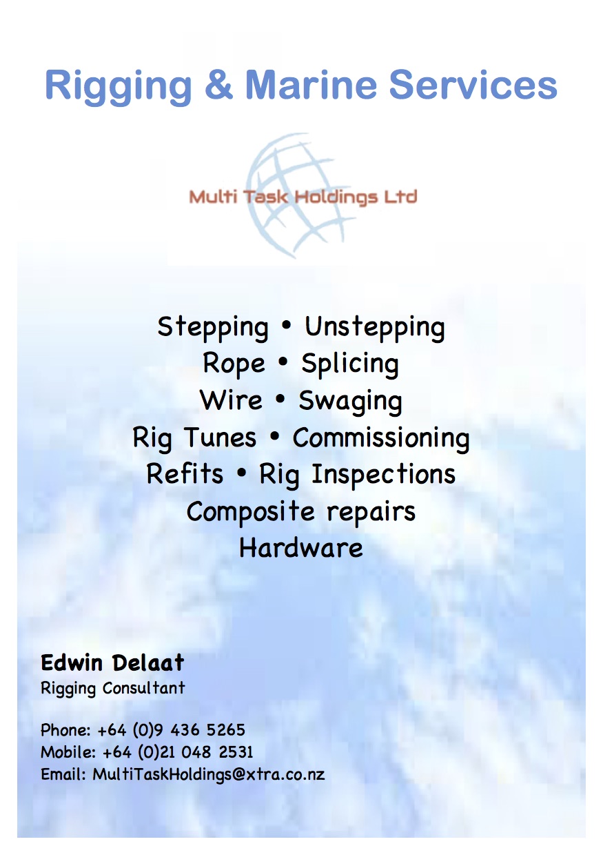 Rigging & Marine Services pamphlet